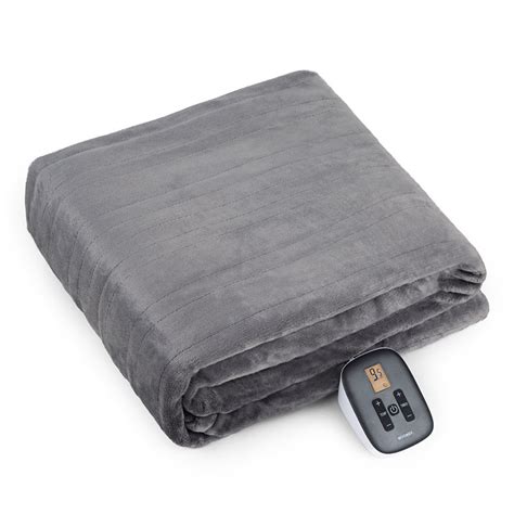 Electric Heating Blanket - Marble Blue 77"x 84". . Woomer electric blanket